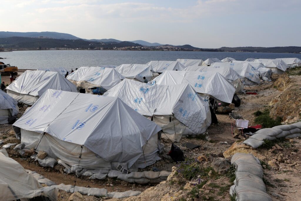 Vaade trööstitutele tingimustele RIC Mavrovouni laagris. Foto: Elias Marcou / Reuters