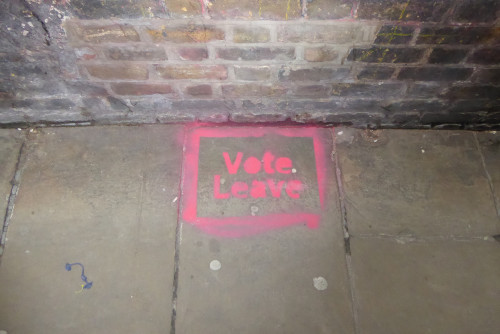Referendumieelne grafiti Inglismaal. Foto: Duncan Cumming (CC BY-NC 2.0)