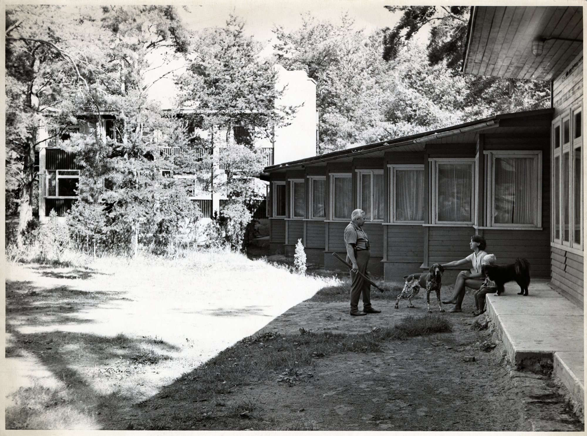 Tartu Õlletehase puhkebaas Võrtsjärve ääres. Arhitekt Raul-Levroit Kivi, 1960–1969. Foto: Eesti Arhitektuurimuuseum