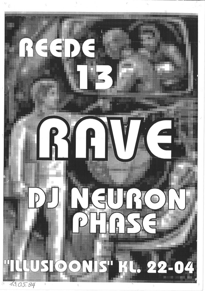 Peo „REEDE 13 RAVE” flaier