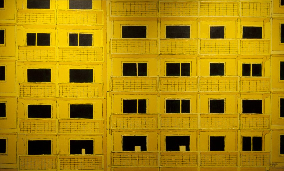 Andris Vitolinš „Apartment 2000“. Acrylic, canvas 2011