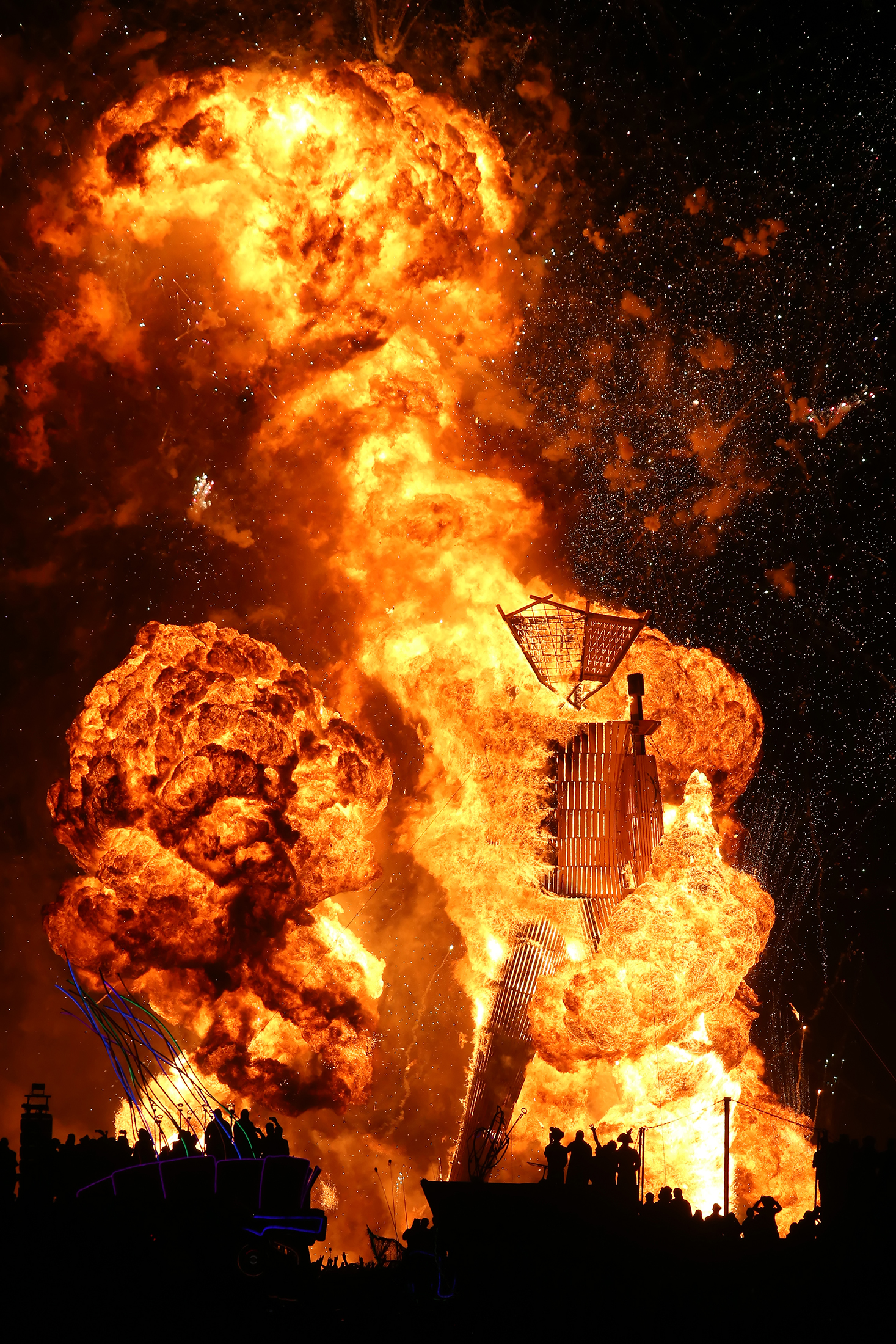 Leekides mehekuju 2014. aasta Burning Mani festivalil. Foto: Flickri kasutaja torroid (CC BY-SA 2.0)