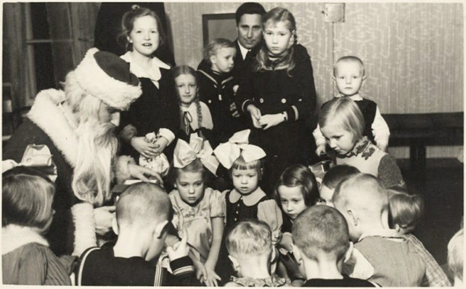 ERM Fk 2909: 343 Põllutööministeeriumi laste jõulupidu 1939. a. Fotograaf teadmata.