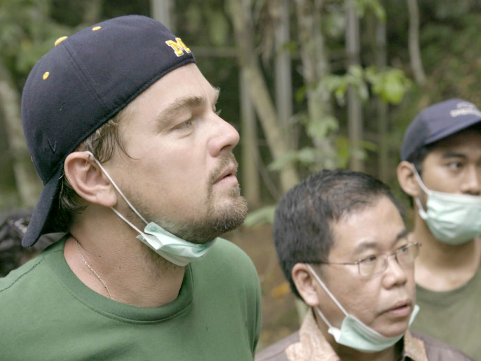 Leonardo DiCaprio dokumentaalfilmis „Before the Flood”. Kaader filmist