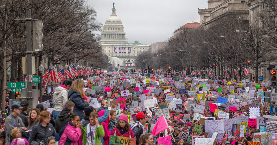 Naiste marss 2017. aasta jaanuaris Washingtonis. Foto: Mobilus In Mobili, Wikimedia Commons (CC BY-SA 2.0)