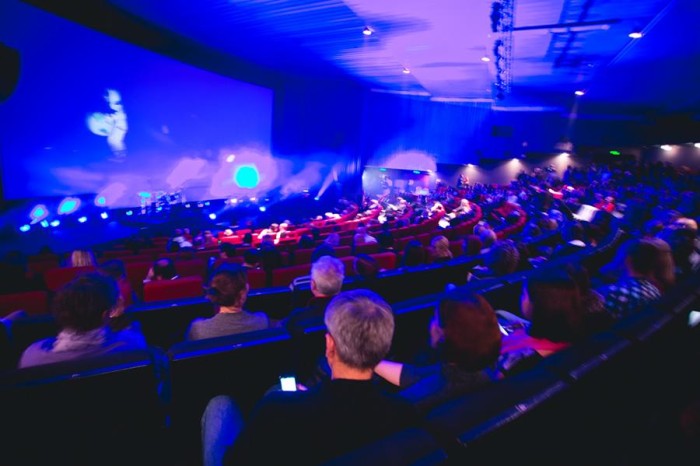 16th Black Nights Film Festival opening ceremony in cinema Kosmos, Tallinn. 