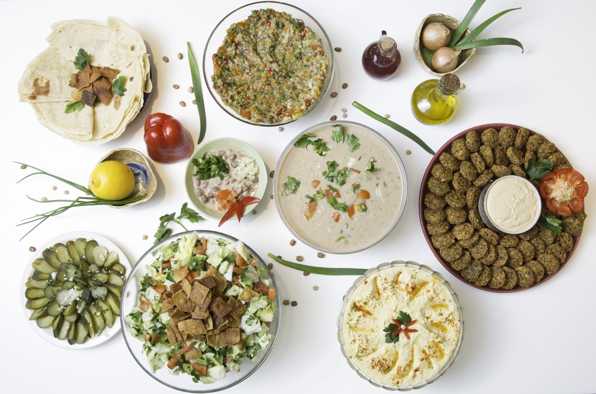 Mezze laud Köömeni menüüst. Foto: Thomas Chaffraix