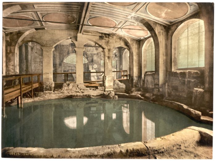 Caldarium ehk kuum vann vanade roomlaste rajatud termis Bathi linnas Inglismaal. Foto: Wikimedia Commons