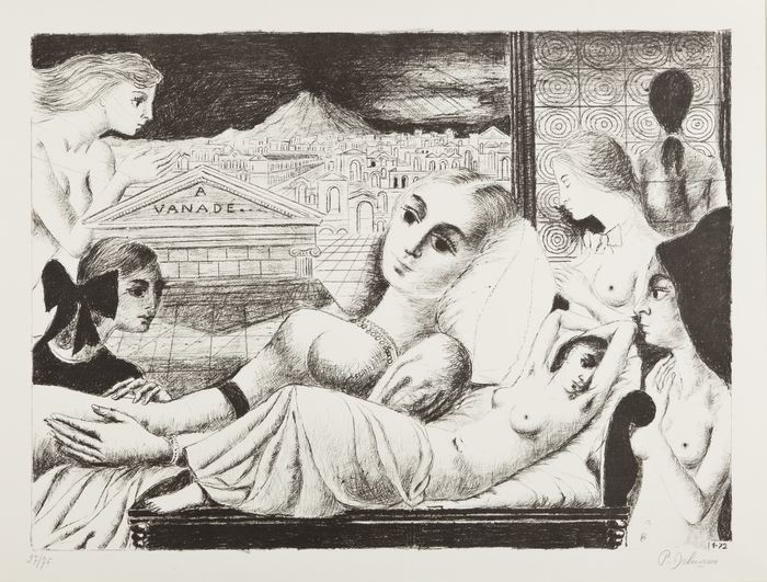 Paul Delvaux (1897–1994) „A Vanadé”, 1969. erakogu, deponeeritud Musée d’Ixelles’i, Brüssel