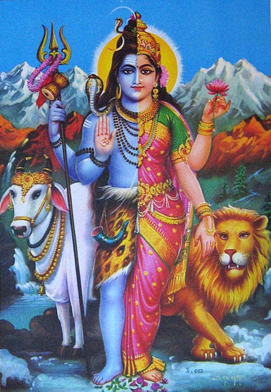 Askeetide ja joogide jumal Śiva ja tema abikaasa Śakti. Illustratsioon: maavaishnavi.com 