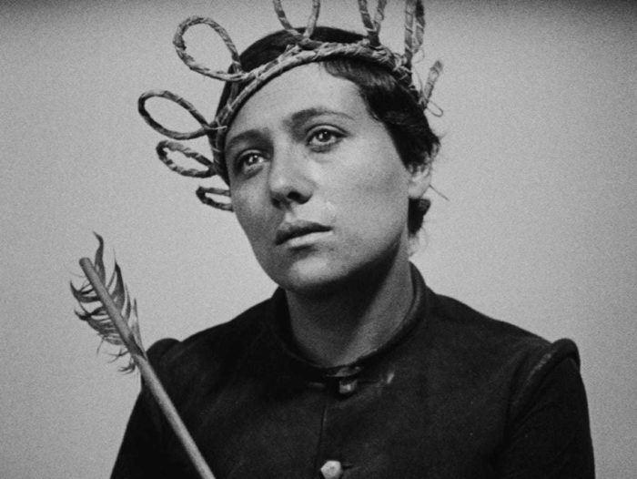 Kaader filmist „The Passion of Joan of Arc”