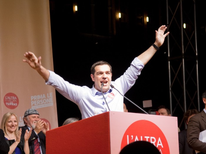 Kreeka peaminister ja Syriza liider Alexis Tsipras. Foto: Filippo Riniolo (CC BY-ND 2.0)