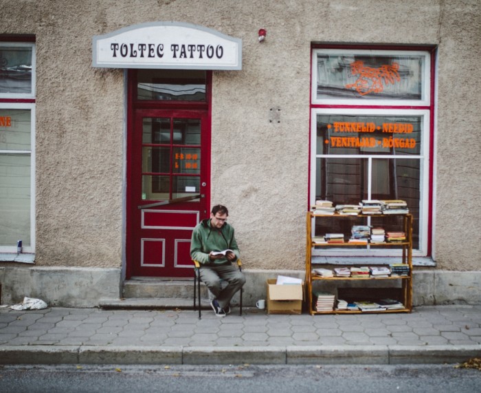 Väikelinna elu Viljandi Music Walki ajal. Foto: Siim Teder