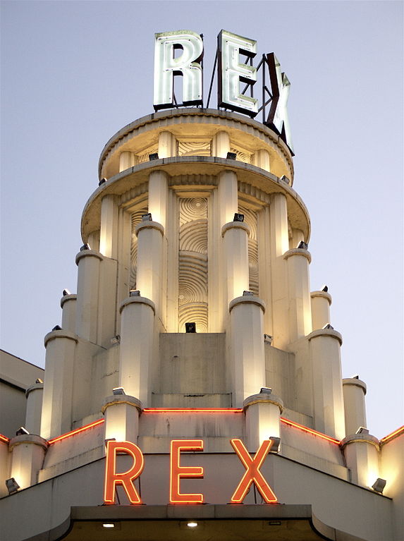 Le Grand Rex in Paris – one of the biggest cinemas in Europe.