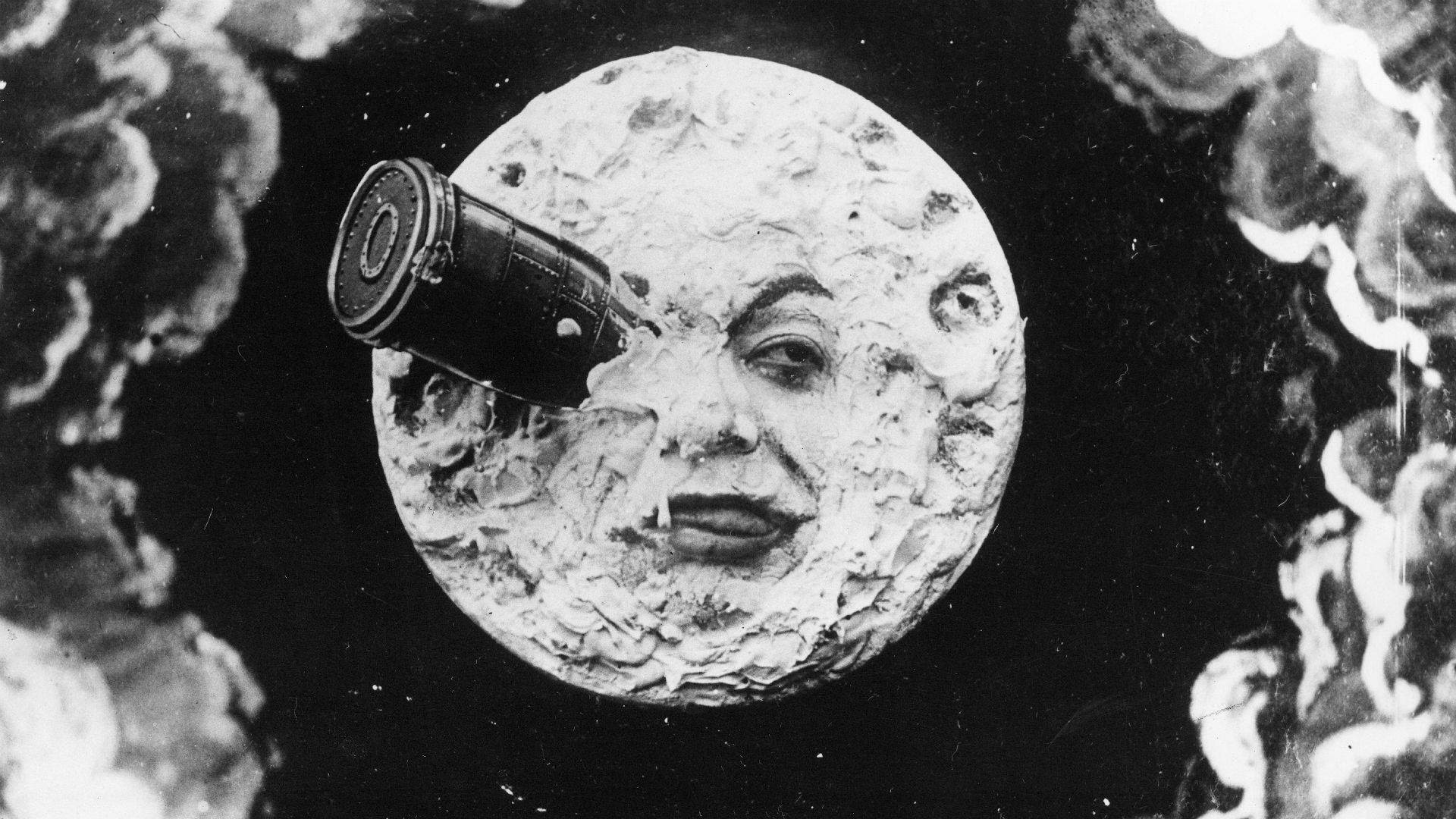 Kaader Georges Méliès' filmist „A Trip to the Moon" (1905)