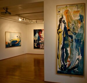 Liis Kogeri maalinäitus „The Overflowing Effect of Staying Unset” Pärnus