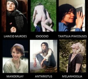 Lars von Trieri filmide n&auml;dal kinos Artis