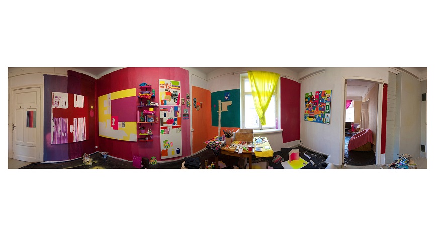 Kristi Kongi. „Turbulents kui meetod”, maali-korteri installatsioon, 2011. Foto: Romer Laidsaar