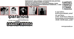 Eksperimentaalkirjandust avaldav Eesti kirjastus ;paranoia esitleb nelja uut raamatut