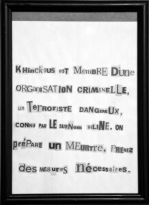 ;paranoia veerg. Kiri: näppamine ja nihe