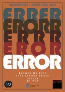 Homme avatakse Londonis eesti kunstnike grupinäitus „Error/Viga”