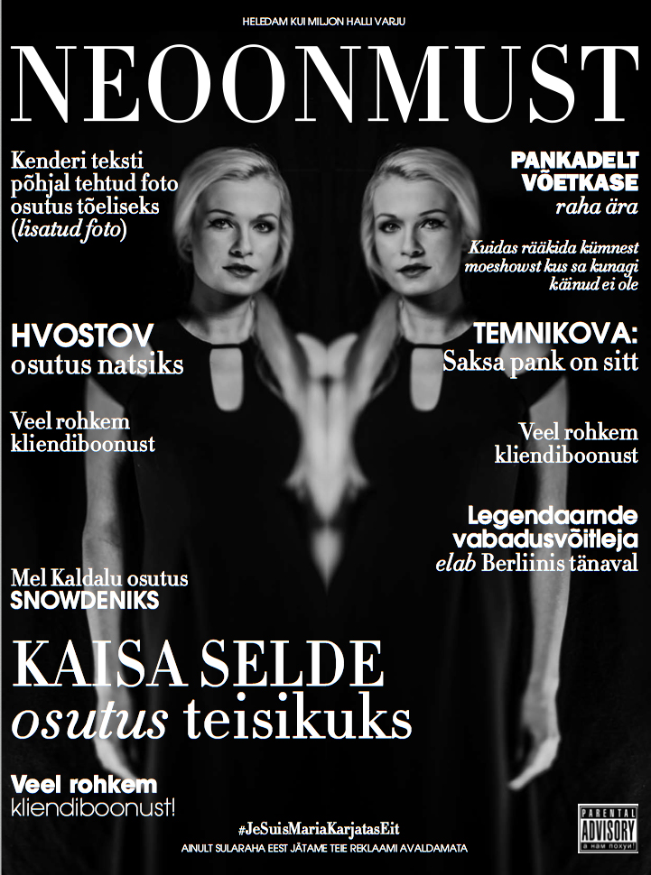 Neoonmust imeb Eesti seltsielu endasse