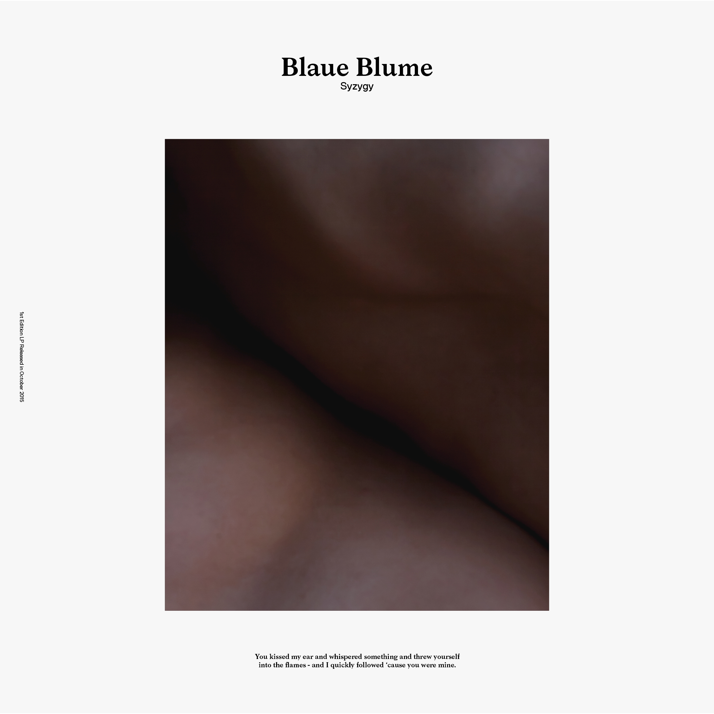 Blaue Blume – Syzygy  (A:larm, 2015)