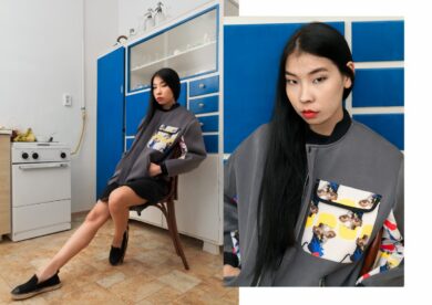 Näide Tauri Västriku kollektsioonist „Morbid girl”. Foto: Gergely Tarján; modell: Namin; MUA: Maarja Linsi