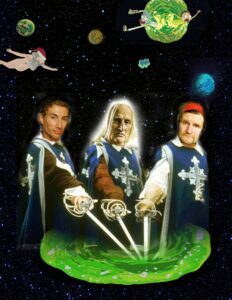 Kolm kanget: Erkki Hüva, Marco Tasane ja Onu Bella Genklubis