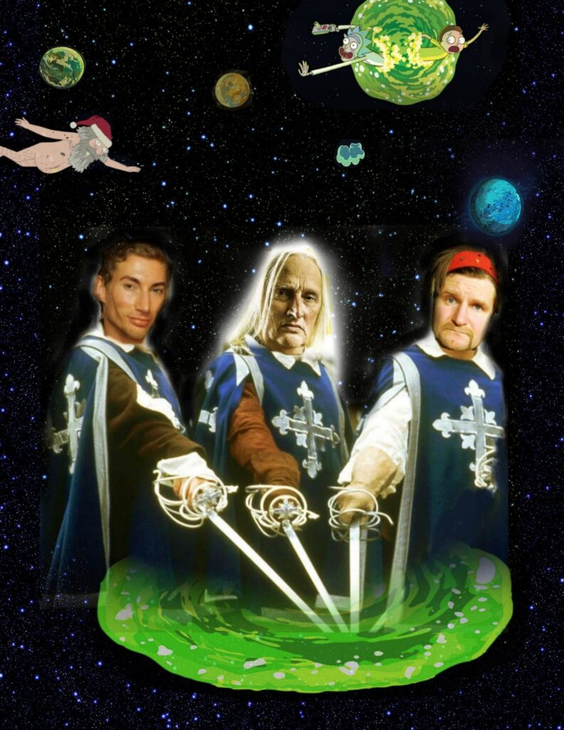 Kolm kanget: Erkki Hüva, Marco Tasane ja Onu Bella Genklubis