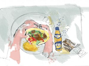 Radikaalsed ideed: &Ouml;&ouml;sel n&auml;gin und kr&otilde;bedast falafelist kreemja hummusega tuleviku Koplis