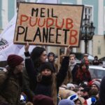 Kliimastreik Toompeal 15.03.2019. Foto: Janis Kokk