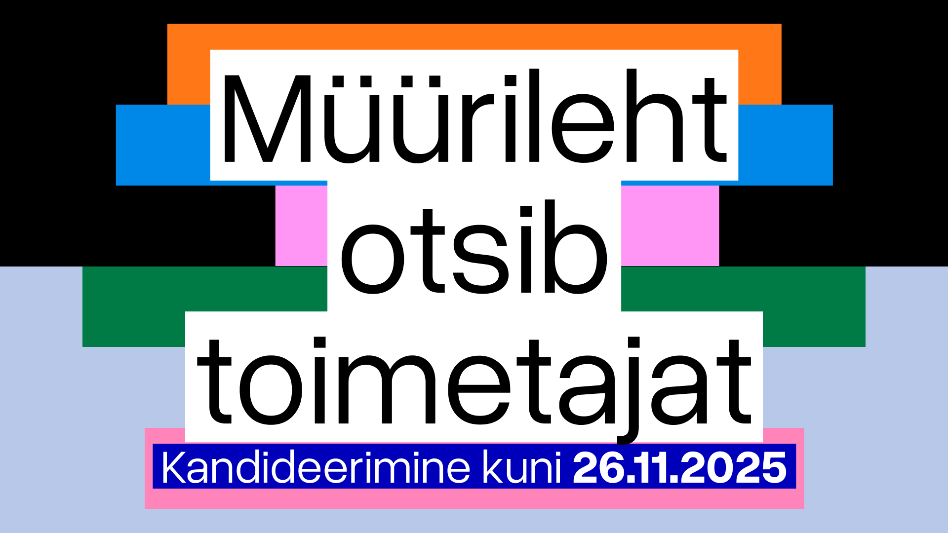 Müürileht otsib toimetajat